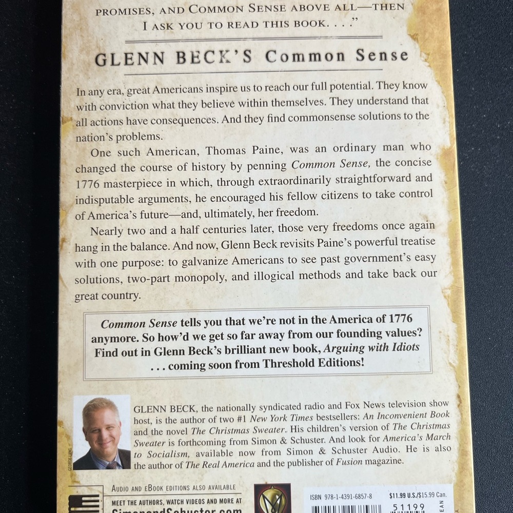 Common Sense by Glenn Beck